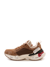 DSQUARED2 - Sneaker with Layered Inserts and Chunky Sole - Brown - LIDIASHOPPING® - Official Website