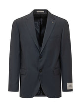 CORNELIANI CC COLLECTION - Single Breasted Suit with Trousers - Blue - LIDIASHOPPING® - Official Website
