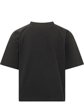 GCDS - T-shirt Corta Gothic con Grafica Ragno - Nero - LIDIASHOPPING® - Official Website