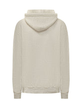 GCDS - Felpa con Cappuccio e Logo Traforato - Bianco - LIDIASHOPPING® - Official Website