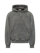 GCDS - Hoodie with Studded Logo - Grey - LIDIASHOPPING® - Official Website
