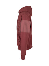 GCDS - Felpa con Cappuccio e Zip Frontale - Rosso - LIDIASHOPPING® - Official Website
