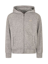 GCDS - Giacca con Cappuccio e Logo sul Petto - Grigio - LIDIASHOPPING® - Official Website