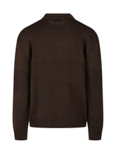 GCDS - Cardigan con Scritta in Rilievo - Marrone - LIDIASHOPPING® - Official Website