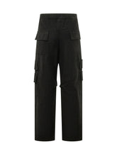 GCDS - Pantaloni Cargo con Tasche Applicate - Nero - LIDIASHOPPING® - Official Website