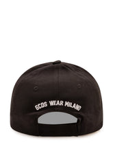 GCDS - Cappellino Baseball con Ricamo Logo Frontale - Nero - LIDIASHOPPING® - Official Website