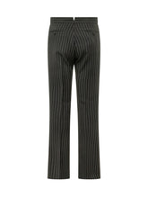 TOM FORD - Pinstripe Straight Leg Trousers - Black - LIDIASHOPPING® - Official Website