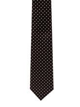 TOM FORD - Cravatta con Micro Motivo Geometrico - Nero - LIDIASHOPPING® - Official Website