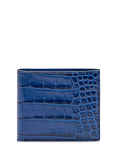 TOM FORD - Bifold Wallet with Embossed Motif - Blue - LIDIASHOPPING® - Official Website