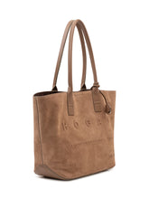 HOGAN - Address Shopping Bag with Embossed Lettering - Green - LIDIASHOPPING® - Official Website
