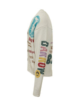 BARROW - Cardigan with Graphic Prints - White - LIDIASHOPPING® - Official Website