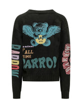 BARROW - Cardigan with Graphics - Black - LIDIASHOPPING® - Official Website