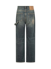 BARROW - Jeans a Gamba Ampia con Passante Laterale - Blu - LIDIASHOPPING® - Official Website
