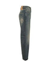 BARROW - Jeans a Gamba Ampia con Passante Laterale - Blu - LIDIASHOPPING® - Official Website