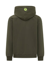BARROW - Felpa con Cappuccio e Stampa - Verde - LIDIASHOPPING® - Official Website