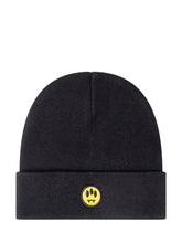 BARROW - Beanie with Embroidered Patch - Black - LIDIASHOPPING® - Official Website
