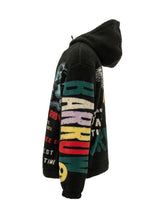 BARROW - Hooded Jacket with Graphics - Black - LIDIASHOPPING® - Official Website