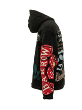 BARROW - Hooded Jacket with Graphics - Black - LIDIASHOPPING® - Official Website
