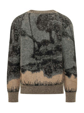 LANEUS - Cardigan con Motivo Grafico e Scollo a V - Multicolore - LIDIASHOPPING® - Official Website