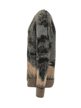 LANEUS - Cardigan con Motivo Grafico e Scollo a V - Multicolore - LIDIASHOPPING® - Official Website