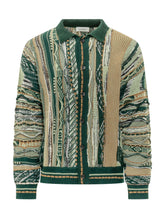 LANEUS - Camicia in Maglia con Motivo a Righe - Verde - LIDIASHOPPING® - Official Website