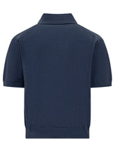 KENZO - Polo Tulip con Ricamo Floreale - Blu - LIDIASHOPPING® - Official Website