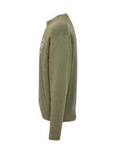 KENZO - Pullover Paris Emblem con Ricamo - Verde - LIDIASHOPPING® - Official Website