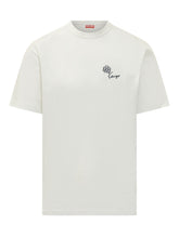 KENZO - Tulip Classic T-shirt with Floral Embroidery - White - LIDIASHOPPING® - Official Website