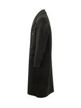AMARANTO - Cappotto Doppiopetto con Revers Ampi - Nero - LIDIASHOPPING® - Official Website
