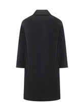 AMARANTO - Cappotto Lungo con Colletto Classico - Blu - LIDIASHOPPING® - Official Website