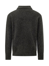 AMARANTO - Polo in Maglia a Maniche Lunghe - Grigio - LIDIASHOPPING® - Official Website