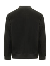 AMARANTO - Bomber con Zip e Tasche Applicate - Nero - LIDIASHOPPING® - Official Website