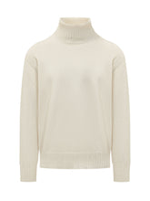 AMARANTO - Dolcevita con Collo Alto a Coste - Bianco - LIDIASHOPPING® - Official Website