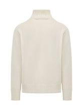 AMARANTO - Dolcevita con Collo Alto a Coste - Bianco - LIDIASHOPPING® - Official Website