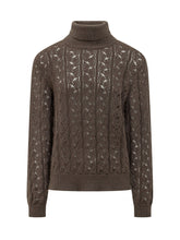 AMARANTO - Dolcevita con Lavorazione Traforata - Marrone - LIDIASHOPPING® - Official Website