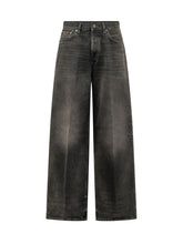 HAIKURE - Jeans Bethany a Gamba Ampia - Nero - LIDIASHOPPING® - Official Website