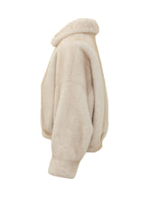 VALENTINI 1972 - Giacca Corta con Collo Ampio e Zip - Bianco - LIDIASHOPPING® - Official Website