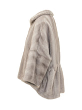 VALENTINI 1972 - Mantella con Collo e Maniche Ampie - Grigio - LIDIASHOPPING® - Official Website
