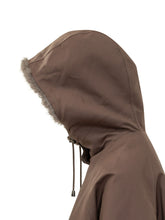 VALENTINI 1972 - Parka con Cappuccio e Tasche Applicate - Marrone - LIDIASHOPPING® - Official Website