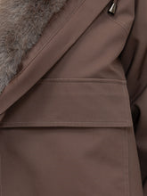 VALENTINI 1972 - Parka con Cappuccio e Tasche Applicate - Marrone - LIDIASHOPPING® - Official Website