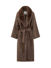 VALENTINI 1972 - Cappotto a Vestaglia con Cintura - Marrone - LIDIASHOPPING® - Official Website