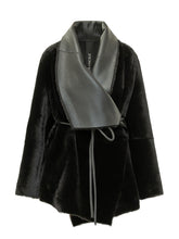 BLANCHA - Straight Jacket with Shawl Collar - Black - LIDIASHOPPING® - Official Website