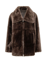 BLANCHA - Straight Jacket with Zip - Brown - LIDIASHOPPING® - Official Website