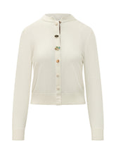 QUILISIA - Cardigan con Bottoni Decorativi - Bianco - LIDIASHOPPING® - Official Website