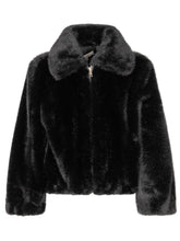 TWIN-SET - Giubbino Corto con Colletto Ampio - Nero - LIDIASHOPPING® - Official Website
