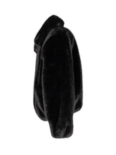 TWIN-SET - Giubbino Corto con Colletto Ampio - Nero - LIDIASHOPPING® - Official Website