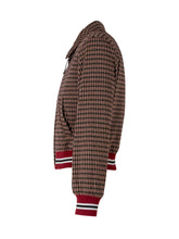 TWIN-SET - Giubbino con Motivo Microcheck - Rosso - LIDIASHOPPING® - Official Website