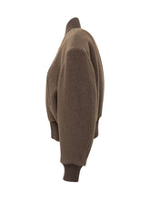 THE SEAFARER - Bomber Clara con Collo a Coste - Marrone - LIDIASHOPPING® - Official Website