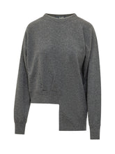 THE SEAFARER - Chloe Knit with Asymmetric Hem - Grey - LIDIASHOPPING® - Official Website