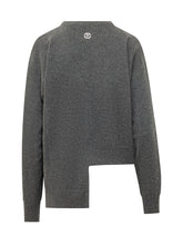 THE SEAFARER - Chloe Knit with Asymmetric Hem - Grey - LIDIASHOPPING® - Official Website